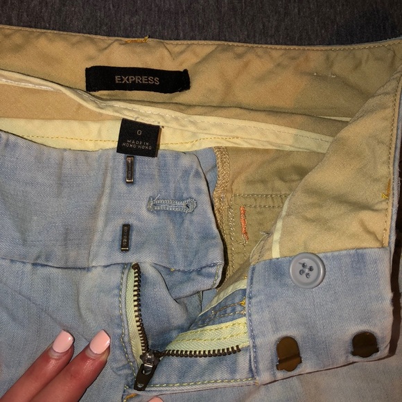Light Colored Express Jeans - Picture 2 of 3